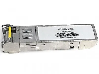 HK-SFP-1.25G-20-1550 - SFP модуль, Hikvision, HK-SFP-1.25G-20-1550, LC 1550/1310, Расстояние: 0~20км, одноволоконный