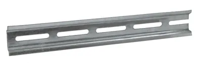 DIN-рейка IEK YDN10-00100, TS35, 35×7,5 мм, длина 100 мм, сталь оцинкованная