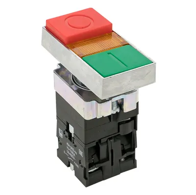 Кнопка управления EKF LAY5-BW8465, «I-O», прямоугольная, 230 В, NO+NC, IP40