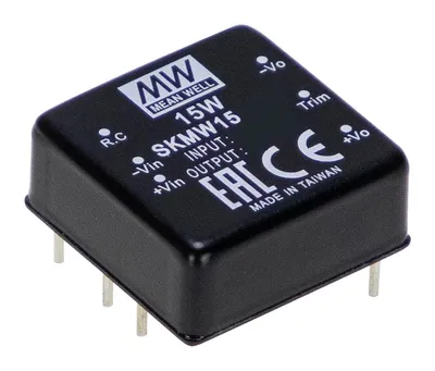 Преобразователь DC/DC Mean Well SKMW15F-03, 15Вт, 3.3В/3A, THT