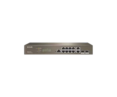 Коммутатор Tenda G5312F, L3 управляемый, 10×1GbE + 2×SFP, 24 Гбит/с