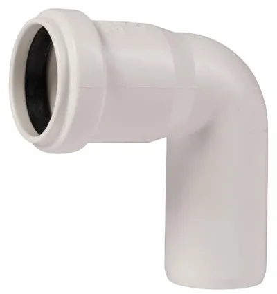 Отвод PRO AQUA ST110387W, 32 мм, 87°, раструбный, полипропилен