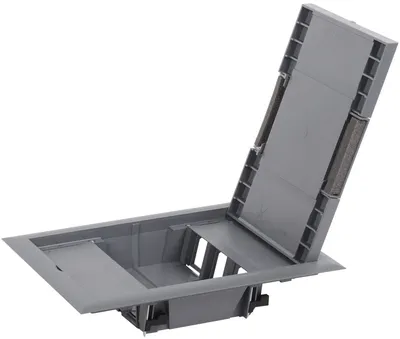Лючок напольный IEK KNL-57-12-7012, ONFLOOR, 12 модулей, IP30