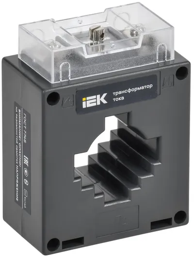 Трансформатор тока IEK ТТИ-40 300/5А, 5 ВА, класс 0,5, МПИ08