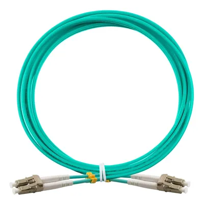 Патч-корд оптический ExeGate FC-D-503-LC-LC-3M-LSZH, MM 50/125 OM3, LC/UPC-LC/UPC, Duplex, LSZH, 3 м