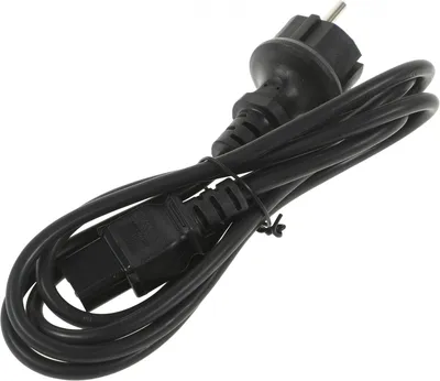 Шнур питания LANMASTER LAN-PP13/SH-1.8-BK, C13–Schuko, 3×0.75 мм², 1.8 м, 220 В, 10 А