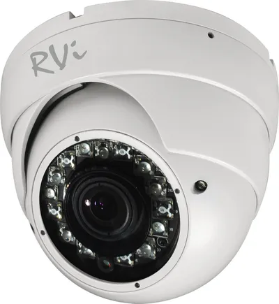 Камера видеонаблюдения RVi-125C, купольная, уличная, 600 ТВЛ, 2.8-12 мм, IP66