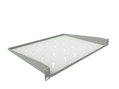 Полка консольная SNR SNR-SHELF-06035-20GC, для шкафов 600 мм, глубина 350 мм, 20 кг, серый