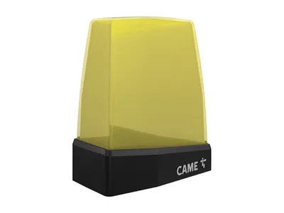 Светодиодная сигнальная лампа CAME KRX1FXSY, 24DC/230AC, IP54, жёлтый плафон