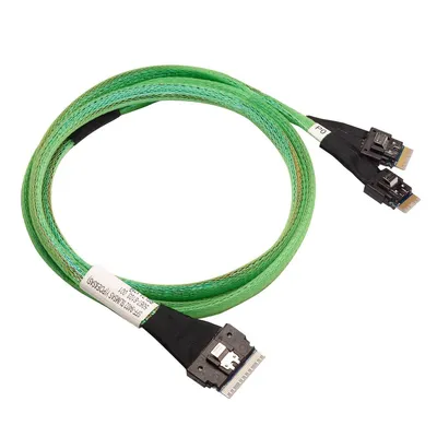 Кабель ACD P5010DN10990-1, Slimline SASx8 – 2×Slimline SASx4+SFF9402, 1м