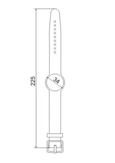Браслет RFID IronLogic IL-18EB, EM-Marine, перезаписываемый, D34 мм
