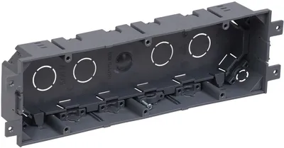 Коробка приборная IEK PRIMER KNP-80-16-PA-7012 для лючка ONFLOOR 24, IP30