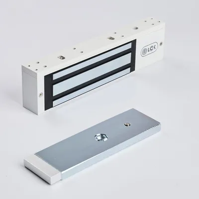 Замок электромагнитный R-Lock RL-EM350-LSW, 350кг, LED, датчик Холла/Геркон, белый