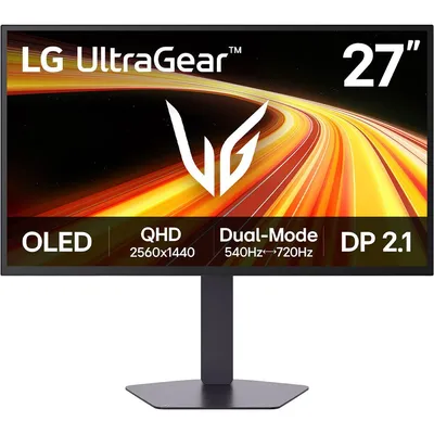 Монитор LG UltraGear 27GX790B-B, 27" OLED QHD, 540 Гц, 0,02 мс, HDMI 2.1