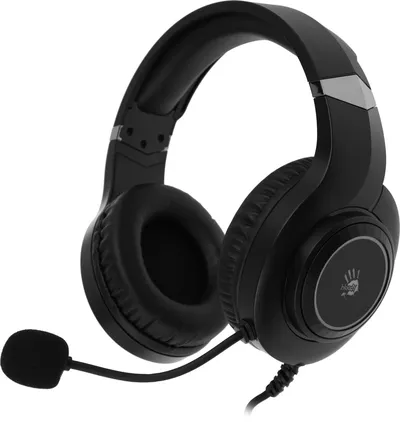 Гарнитура A4Tech Bloody G220S, USB, полноразмерная, 50 мм, чёрная