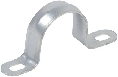 Скоба металлическая IEK CMAT11-10-100, двухлапковая, d=10-11мм