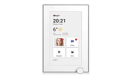 IP-видеомонитор BAS-IP AZ-07L WHITE, 7", 1024×600, Android, PoE