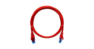 Патч-корд Nikomax NMC-PC4UE55B-005-C-RD, U/UTP Cat6, 0.5м, RJ45, LSZH, красный