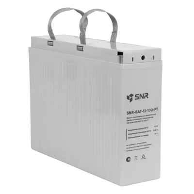 Аккумулятор SNR SNR-BAT-12-100-FT, 12 В, 100 Ач, AGM VRLA, фронтальные клеммы M6