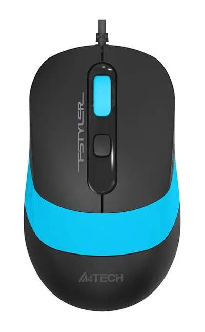 Мышь A4Tech FM10 BLUE, оптическая, 1600dpi, USB, 4 кнопки