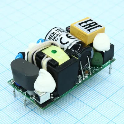 Блок питания Mean Well MFM-15-5, AC-DC, 15Вт, 5В/3А, на плате