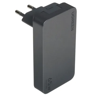 Зарядное устройство Ugreen 25356, 65W, GaN, USB-A+2×USB-C