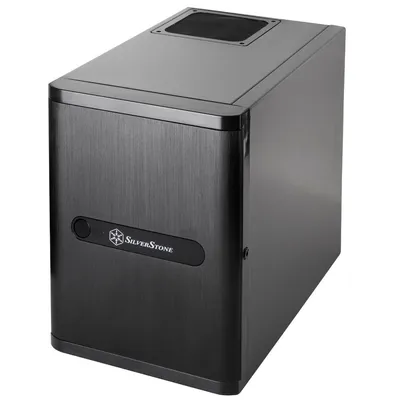 Корпус Silverstone SST-DS380B, NAS Mini Tower, 8×3.5", Mini-ITX/Mini-DTX