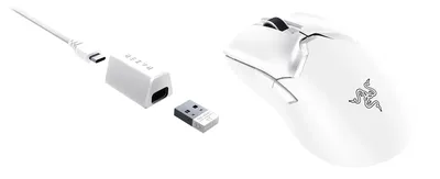 Мышь Razer RZ01-04390200-R3A1, Viper V2 Pro, белый, 30000dpi, беспроводная