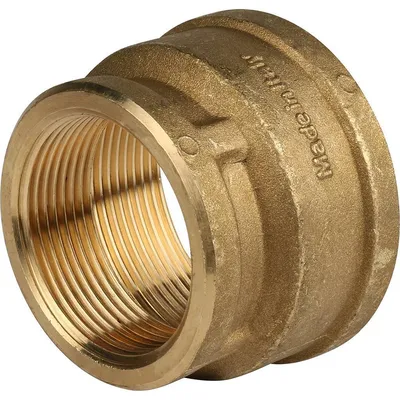 Муфта STOUT SFT-0005-002112, ВВ переходная 2"×1 1/2", латунь, 16 бар