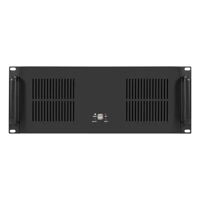 Корпус ExeGate Pro 4U350-02, 19" 4U, глубина 350 мм, без БП, 2×USB