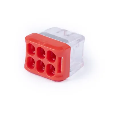 Клемма пружинная Cabeus MX-226, 6-проводная, 0,5–2,5 мм², -30…+85 °C