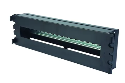 Панель Eurolan 60A-42-03-11BL, 19" 3U, с DIN-рейкой, 22 модуля