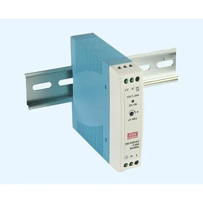 Блок питания Mean Well MDR-20-24, AC-DC, DIN-рейка, 24Вт, 24В/1A