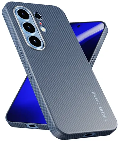 Чехол KRUTOFF 1071706 для Tecno Camon 50, клип-кейс, алюминий, черный