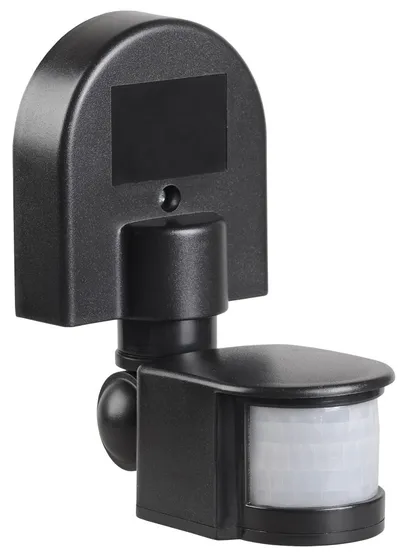 Датчик движения IEK ДД 008 LDD10-008-1100-002, 1100 Вт, 180°, 12 м, IP44, чёрный