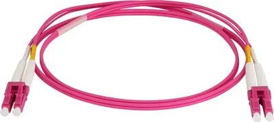 Патч-корд оптический LANMASTER LAN-2LC-2LC/OM4/SL-5.0, LC-LC дуплекс, OM4, 5 м