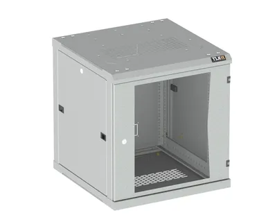 Шкаф настенный NIKOMAX TWC-066045-R-G-GY, 6U, 600x450 мм, серый