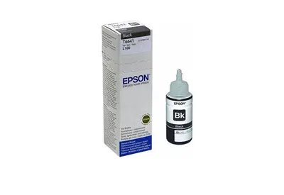 Чернила Epson T6641 (C13T66414A), чёрные, 70 мл, для L100/L110/L210/L300/L355