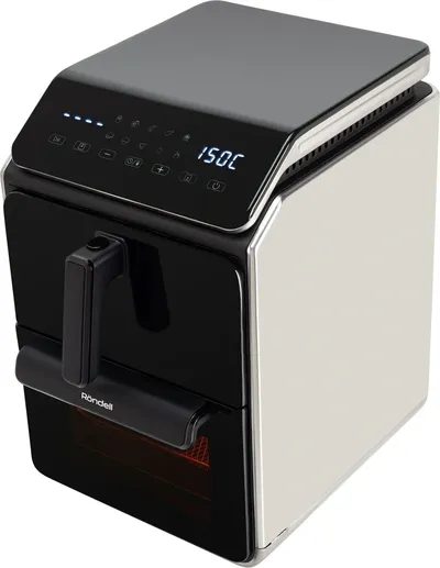Аэрогриль Rondell RDE-AF999, 14 л, 1700 Вт, 40–200 °C, сенсорное управление