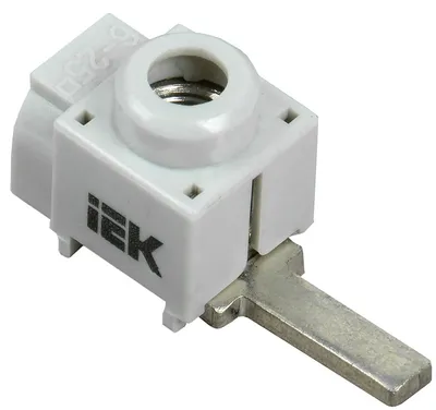 Клемма вводная ИЭК YKVM-4-25-F, КВМ, 4–25 мм², прямой ввод, DIN-рейка