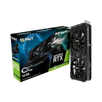 Видеокарта Palit GeForce RTX 3060 INFINITY 2 OC, 12 ГБ GDDR6, 192 бит, PCI-E 4.0