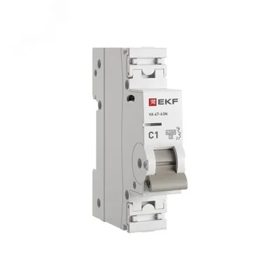 Выключатель автоматический EKF M634101C, 1P, 1А, C, 4,5кА