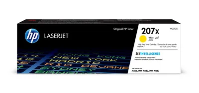 Картридж HP W2212X (207X), жёлтый, 2450 страниц, для LaserJet Pro M255/MFP M282/M283