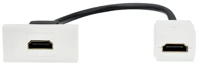 Розетка HDMI IEK PRIMER РКМ-10-00-П, 1 модуль, белая
