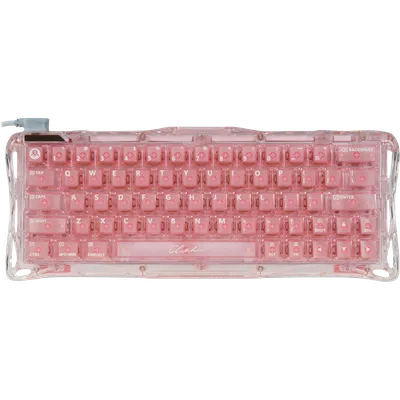 Gravastar 6972448924481 Игровая клавиатура/ Клавиатура с магнитными свичами Gravastar Mercury  V60 XTAL PNK