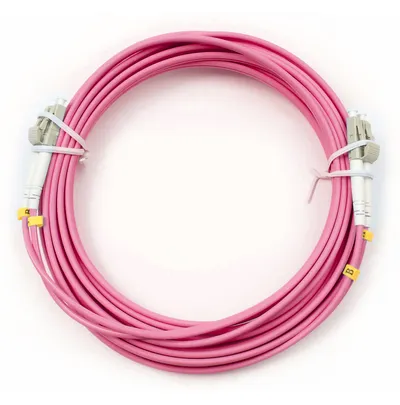 Патч-корд оптический Cabeus FOP-50-OM4-LC-LC-7m, duplex LC-LC, 50/125 OM4, 7 м, LSZH