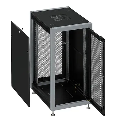 Шкаф SYSMATRIX SL 6627.933, 19", 27U, 600x600мм, черный