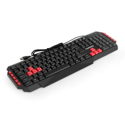Клавиатура ExeGate Multimedia Professional Standard LY-505M, USB, 114 клавиш, влагозащищенная