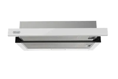 Вытяжка Delonghi Grano 606 BB, 60 см, 650 м³/ч, белое стекло