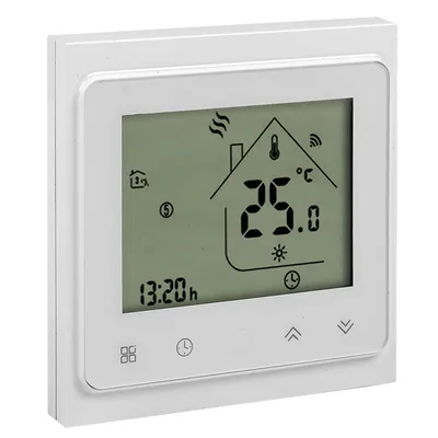 Термостат умный EKF ett-4, для теплых полов, 16А, 230В, Wi-Fi